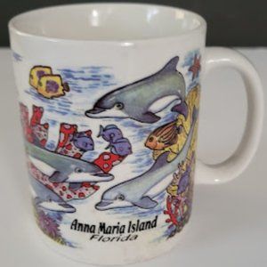 Vintage Anna Maria Island Florida Coffee Mug Cup